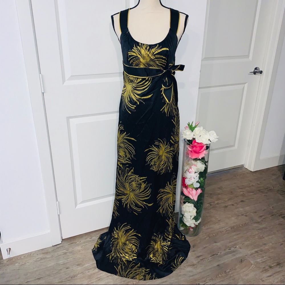 NWT Bebe | Silk Formal Maxi Dress